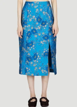 3D Jacquard Skirt>GANNI Sale