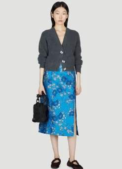 3D Jacquard Skirt>GANNI Sale