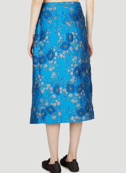 3D Jacquard Skirt></noscript>GANNI Sale