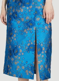 3D Jacquard Skirt></noscript>GANNI Sale