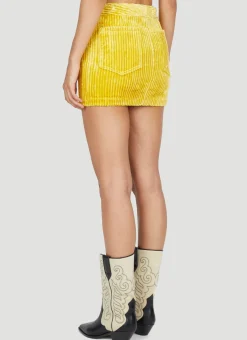 Damia Corduroy Mini Skirt><noscript><img width=