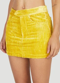 Damia Corduroy Mini Skirt><noscript><img width=