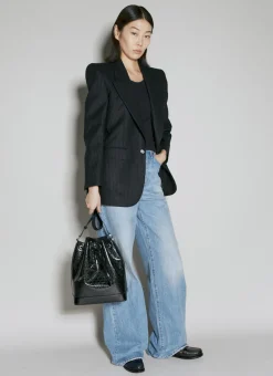 Debossed Logo Bucket Bag>Saint Laurent Best