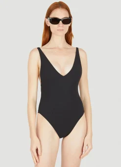 Deep Neck Swimsuit>TOTEME Discount