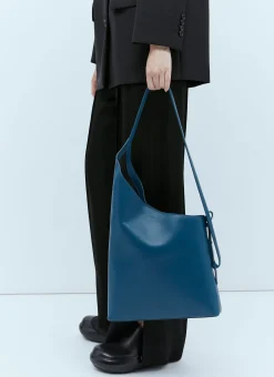 Demi Lune Leather Shoulder Bag>Aesther Ekme New