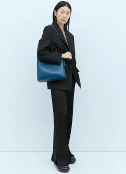 Demi Lune Leather Shoulder Bag>Aesther Ekme New