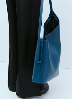 Demi Lune Leather Shoulder Bag></noscript>Aesther Ekme New