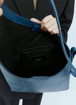 Demi Lune Leather Shoulder Bag></noscript>Aesther Ekme New