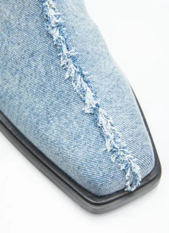 Men Y/Project Boots^Denim Ankle Boots