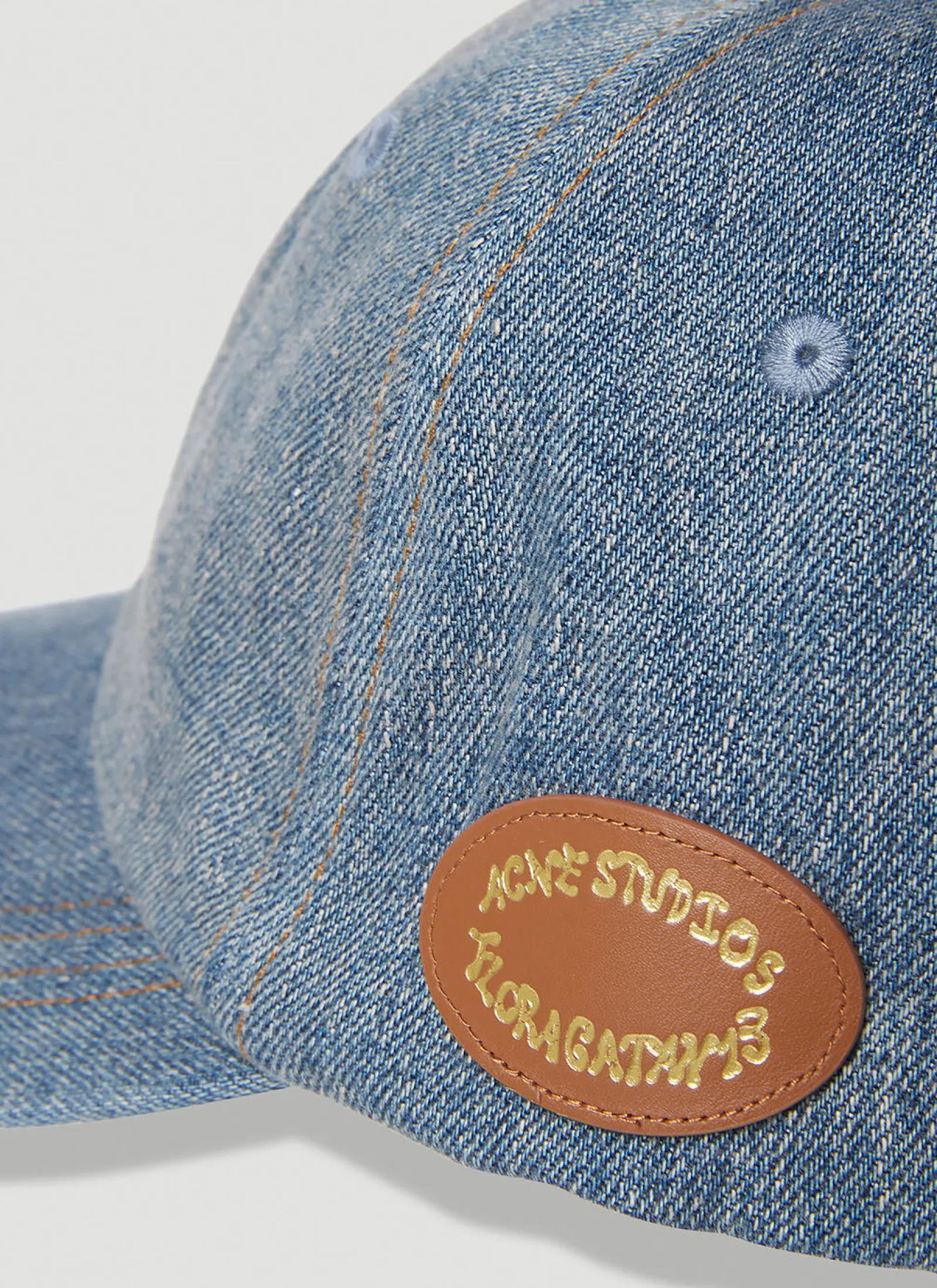 Men Acne Studios Hats^Denim Baseball Cap