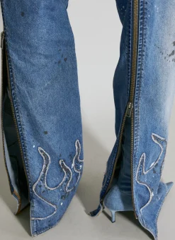 Denim Chaps Pant></noscript>Guess USA Sale