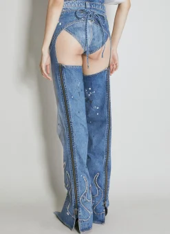 Denim Chaps Pant></noscript>Guess USA Sale