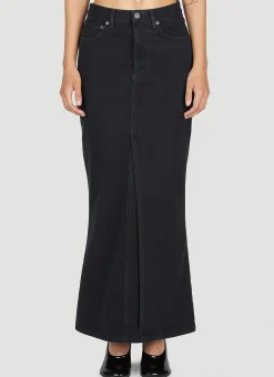 Denim Maxi Skirt>Balenciaga New
