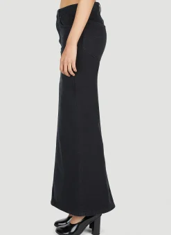 Denim Maxi Skirt></noscript>Balenciaga New