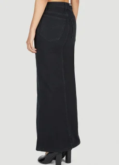 Denim Maxi Skirt></noscript>Balenciaga New