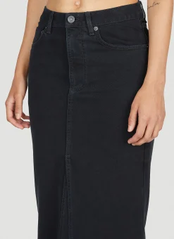 Denim Maxi Skirt></noscript>Balenciaga New