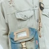 Men Acne Studios Crossbody Bags^Denim Mini Messenger Bag