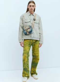 Men Acne Studios Crossbody Bags^Denim Mini Messenger Bag