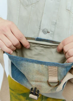 Men Acne Studios Crossbody Bags^Denim Mini Messenger Bag