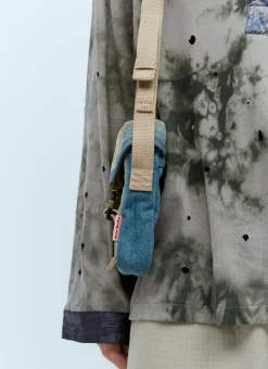 Men Acne Studios Crossbody Bags^Denim Mini Pouch Crossbody Bag