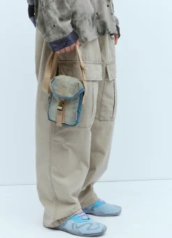 Men Acne Studios Crossbody Bags^Denim Mini Pouch Crossbody Bag