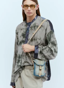 Men Acne Studios Crossbody Bags^Denim Mini Pouch Crossbody Bag