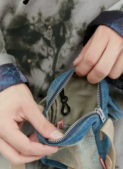 Men Acne Studios Crossbody Bags^Denim Mini Pouch Crossbody Bag