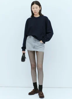 Denim Mini Skirt>Miu Miu Hot