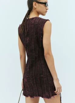 Denim Patchwork Mini Dress></noscript>Acne Studios Online