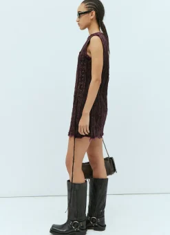 Denim Patchwork Mini Dress></noscript>Acne Studios Online