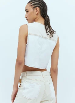 Denim Waistcoat></noscript>GANNI Outlet