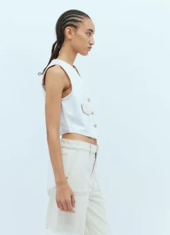 Denim Waistcoat></noscript>GANNI Outlet