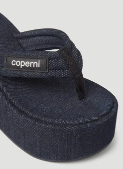 Denim Wedge Flip Flop Platforms></noscript>Coperni Best