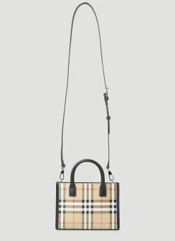 Men Burberry Tote Bags^Denny Check Crossbody Bag
