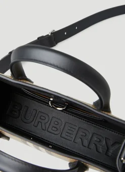 Men Burberry Tote Bags^Denny Check Crossbody Bag