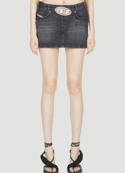 De-Ron-S2 Denim Mini Skirt>Diesel Sale