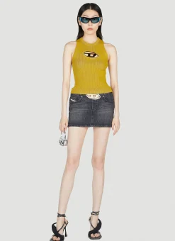 De-Ron-S2 Denim Mini Skirt>Diesel Sale