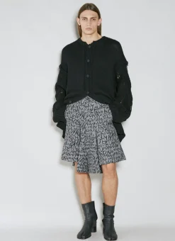 Men Yohji Yamamoto Knitwear^Designed Sleeve Wool Cardigan