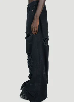 Men Vetements Jeans^Destroyed Baggy Jeans