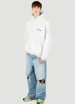 Men Balenciaga Jeans^Destroyed Baggy Jeans
