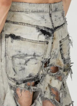 Men Balenciaga Jeans^Destroyed Jeans