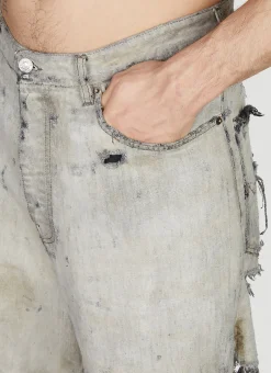 Men Balenciaga Jeans^Destroyed Jeans