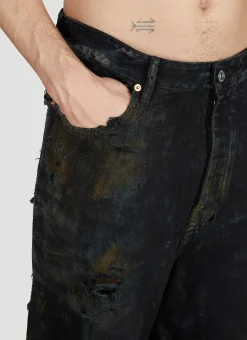 Men Balenciaga Jeans^Destroyed Jeans