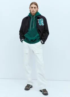 Men Aries Sweatshirts^Destroyed Temple Hooded Sweatshirt