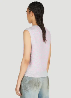 Diamond Jacquard Sleeveless Sweater></noscript>Acne Studios Sale