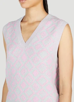 Diamond Jacquard Sleeveless Sweater></noscript>Acne Studios Sale