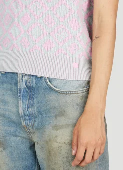 Diamond Jacquard Sleeveless Sweater></noscript>Acne Studios Sale