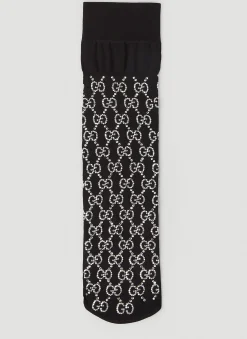Men Gucci Socks^Diamond Monogram Socks
