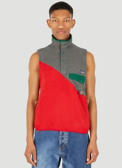 Men (Di)vision Tops^(Di)Construct Fleece Split Sleeveless Top