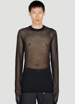 Men Ann Demeulemeester Tops^Diederik Long Sleeve Top